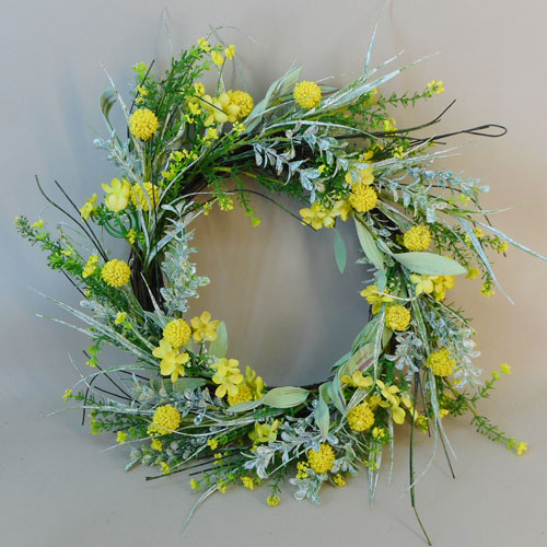 Artificial Flowers Wreaths and Candle Rings